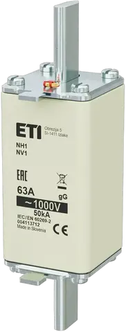 Зображення NH1/85 gG 63A/1000V
