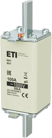Зображення NH1/85 gG 100A/1000V