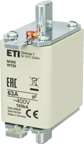 Зображення NH00 gF 63A/400V