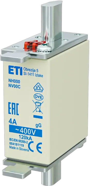 Зображення NH000 gG 4A/400V korr.