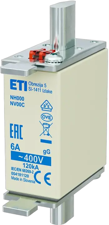 Зображення NH000 gG 6A/400V korr.