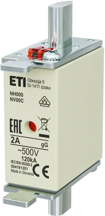 Зображення NH000 gG 2A/500V