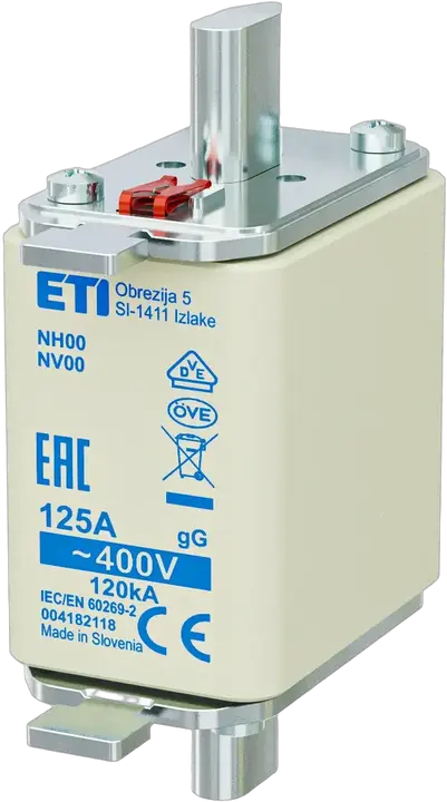 Зображення NH00 gG 125A/400V korr.