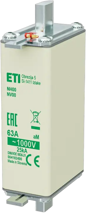 Зображення NH00/85 aM 63A/1000V