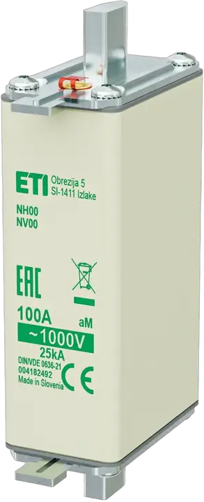 Зображення NH00/85 aM 100A/1000V