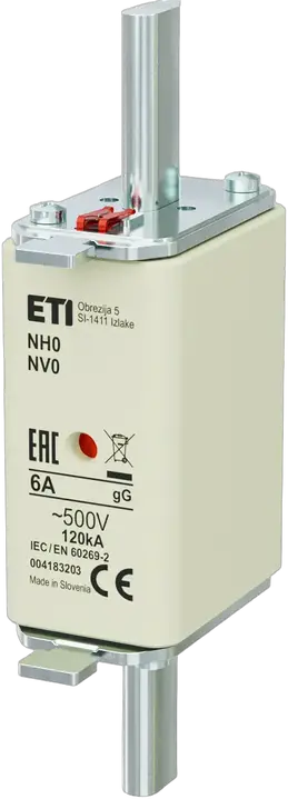 Зображення NH0 gG 6A/500V