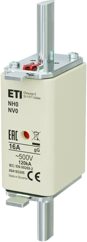 NH0 gG 16A/500V