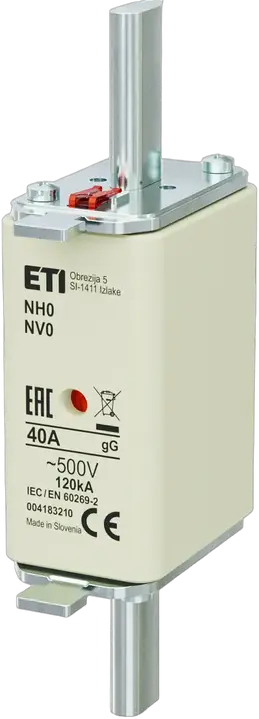 Зображення NH0 gG 40A/500V