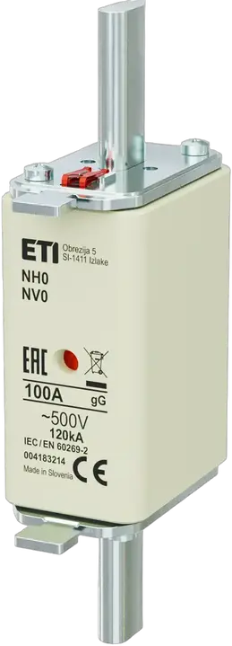 Зображення NH0 gG 100A/500V