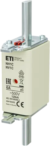 NH1C gG 6A/500V
