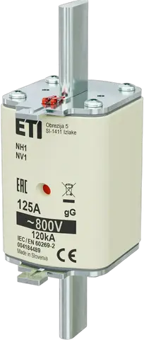 Зображення NH1 gG 125A/800V