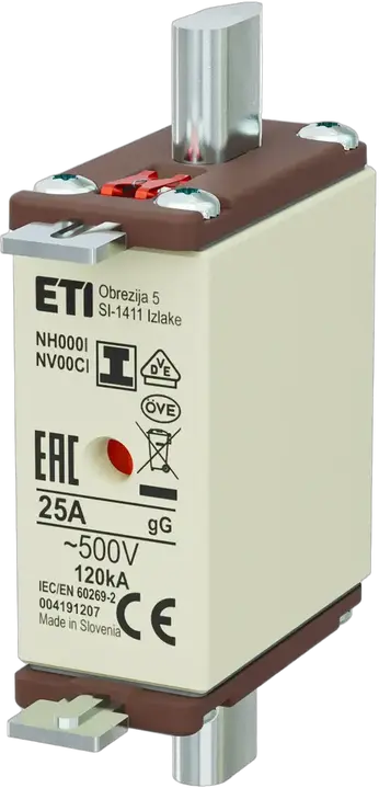 Зображення NH000/I gG 25A/500V