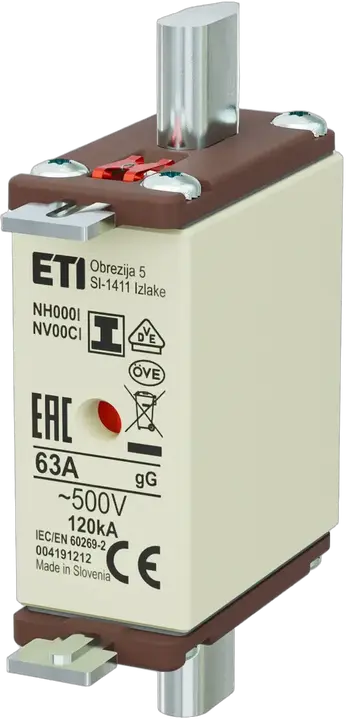 Зображення NH000/I gG 63A/500V