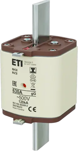 NH3/I gG 630A/500V