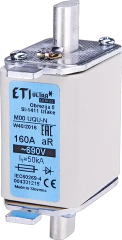 NH00 UQ gR 125A/690V
