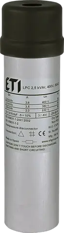 Зображення LPC 2,5 kVAr, 400V, 50Hz