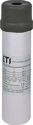 Зображення LPC 2,5 kVAr, 440V, 50Hz