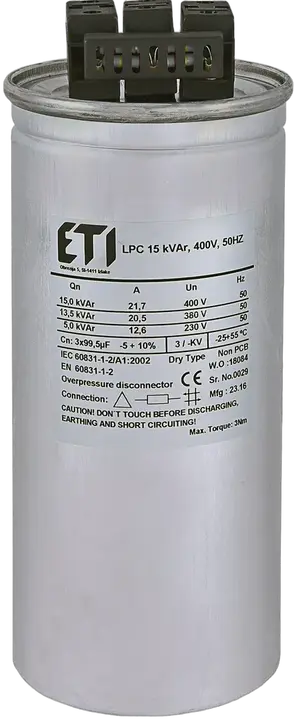 Зображення LPC 15 kVAr, 400V, 50Hz