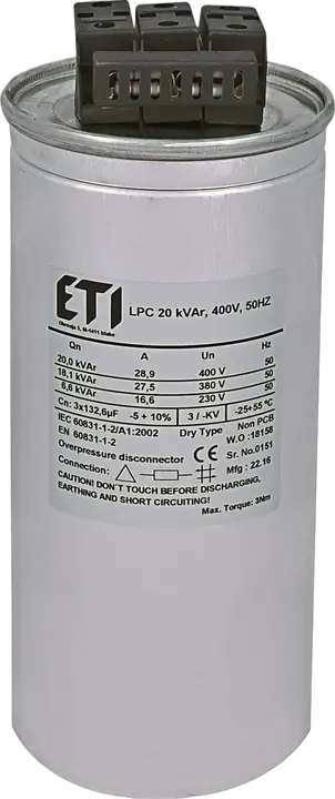 Зображення LPC 20 kVAr, 400V, 50Hz