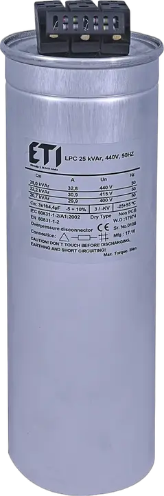 Зображення LPC 25 kVAr, 440V, 50Hz
