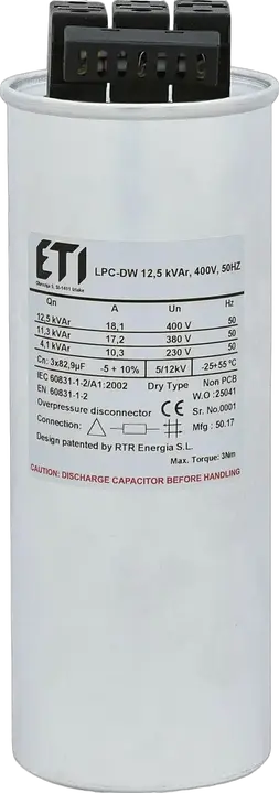 Зображення LPC-DW 12.5 kVAr, 400V, 50HZ
