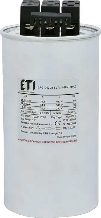 Зображення LPC-DW 25 kVAr, 400V, 50HZ