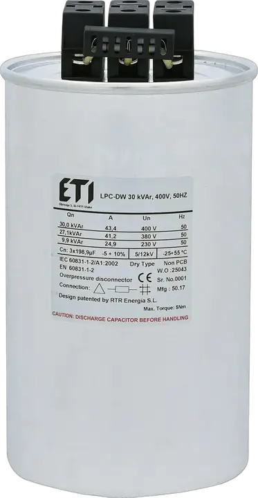 Зображення LPC-DW 30 kVAr, 400V, 50HZ