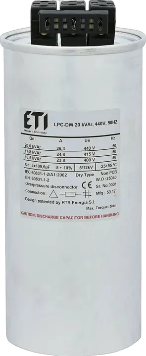 Зображення LPC-DW 20 kVAr, 440V, 50HZ