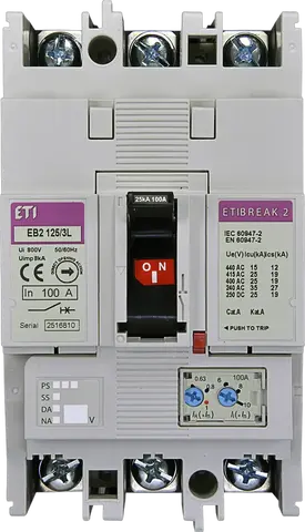 Зображення EB2 125/3L 100A 3p