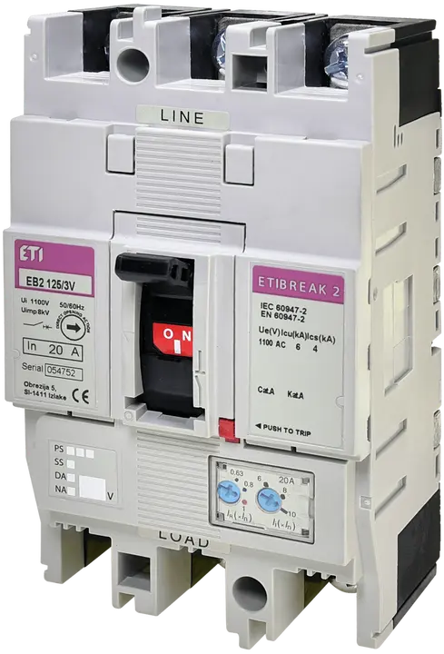 Зображення EB2 125/3V 20A 3p 1100V
