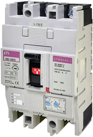 EB2 125/3V 20A 3p 1100V