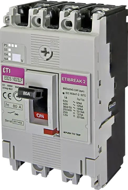 Зображення EB2S 160/3LF 80A 3p