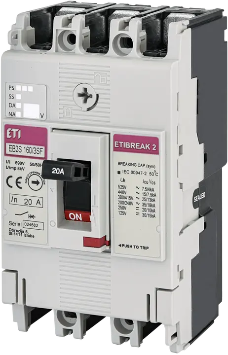 Зображення EB2S 160/3SF 20A 3p