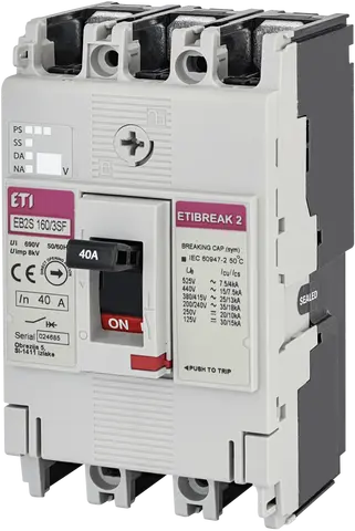 EB2S 160/3SF 40A 3p