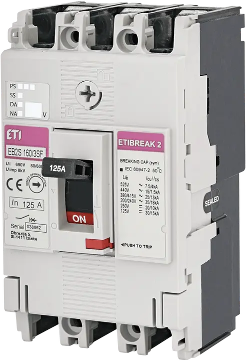 Зображення EB2S 160/3SF 125A 3p