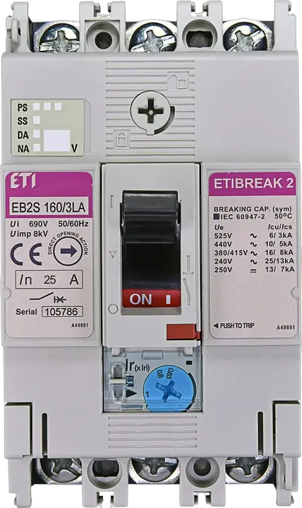Зображення EB2S 160/3LA 25A 3p