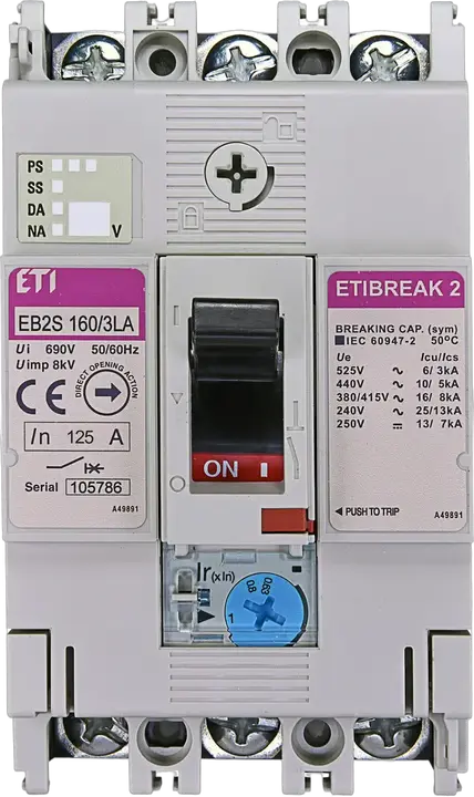 Зображення EB2S 160/3LA 125A 3p
