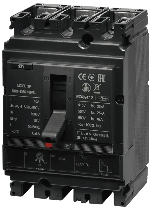 Зображення NBS-TMS 100/3L  40A 3P