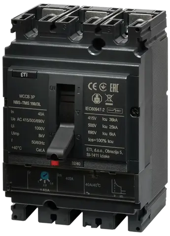 Зображення NBS-TMS 100/3L  40A 3P