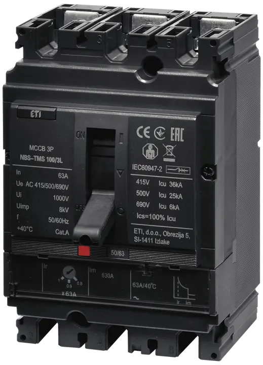 Зображення NBS-TMS 100/3L  63A 3P