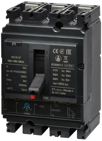 Зображення NBS-TMS 100/3L  63A 3P