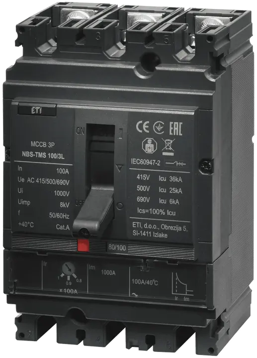 Зображення NBS-TMS 100/3L 100A 3P