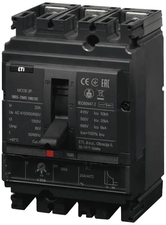 Зображення NBS-TMS 100/3S  20A 3P