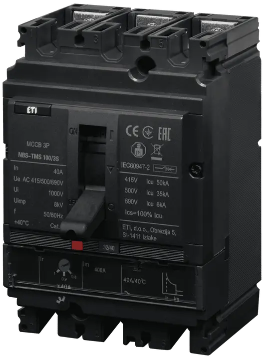 Зображення NBS-TMS 100/3S  40A 3P