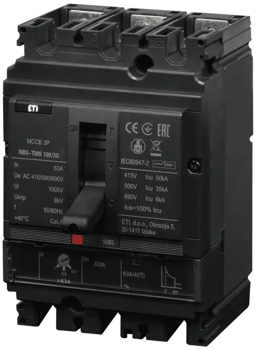 Зображення NBS-TMS 100/3S  63A 3P