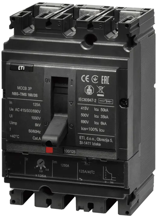 Зображення NBS-TMS 160/3S 125A 3P
