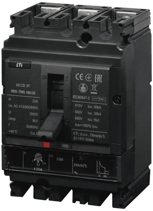 Зображення NBS-TMS 100/3S  25A 3P