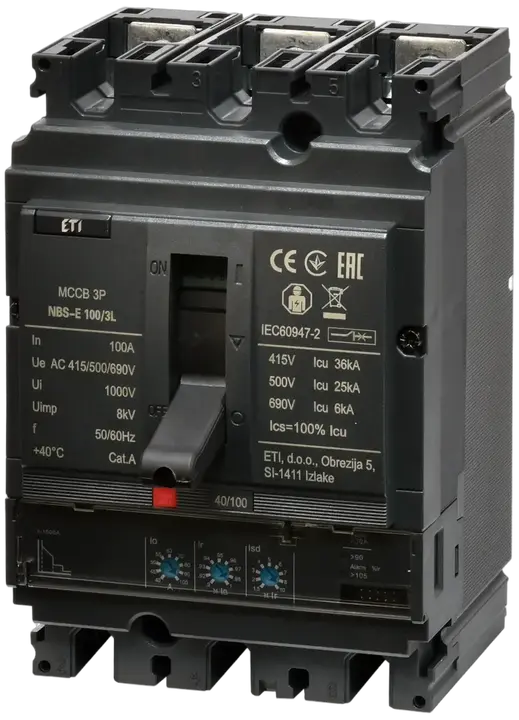 Зображення NBS-E 100/3L 100A 3P