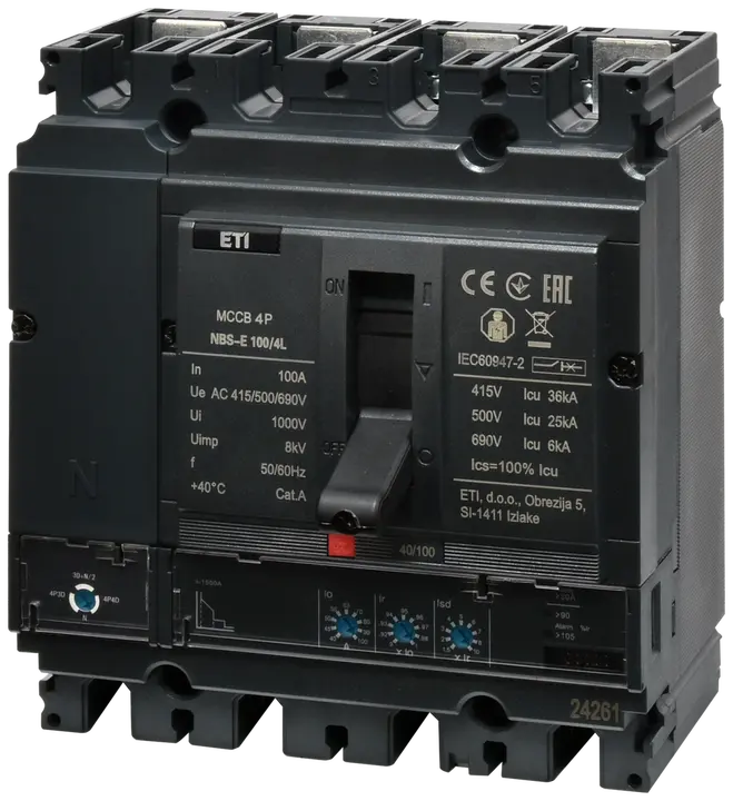 Зображення NBS-E 100/4L 100A 4P