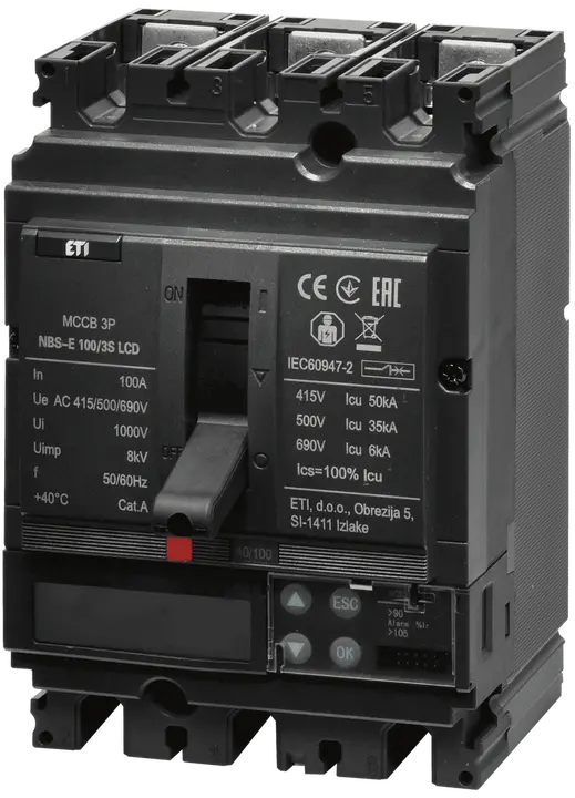 Зображення NBS-E 100/3S LCD 100A 3P